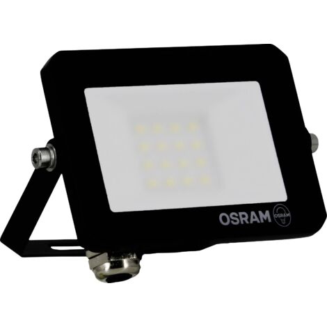 OSRAM HOMELIGHTING FLOODLIGHT LUX 10W 865 BLACK 4099854489402 Projecteur d'éclairage LED 10.00 W Couleur d'éclairage (a