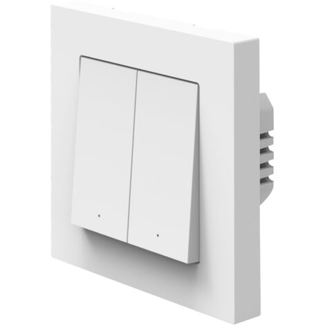 OSRAM Interrupteur mural  SMART+ WiFi Matter, 2 canaux, 16AX, IP20, blanc, interrupteur relais, encastré, 27 mm