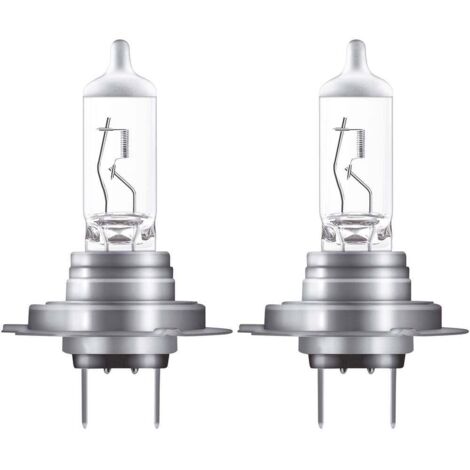 Osram – Kit de 2 ampoules halogène H7 12V – Jusqu'à 100% de luminosité en plus – Faisceau de 130m – Performance optimisée pour conduite nocturne