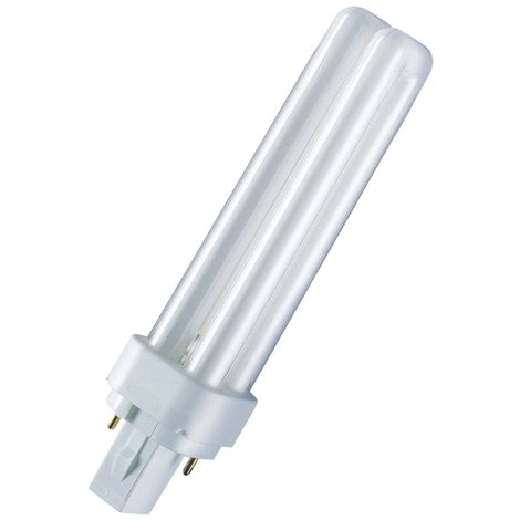 OSRAM Kompaktleuchtstofflampe DULUX D - G24d, 827 Interna - 13W