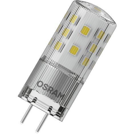 OSRAM Lampada LED Attacco: GY6.35 Warm White 2700 K 4,50 W sostituzione per 40 W N/A chiaro LED PIN 12 V DIM [Classe di efficienza energetica F]