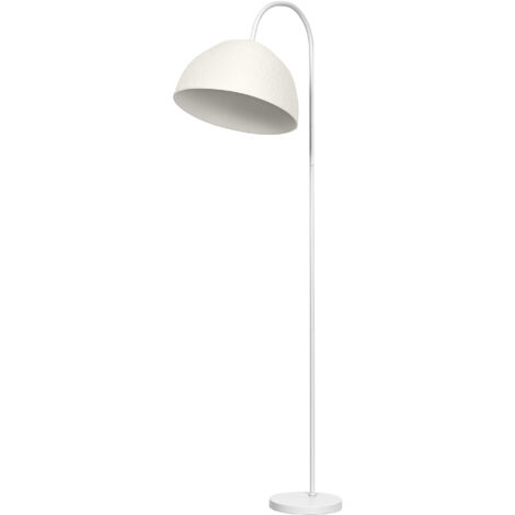 OSRAM Lampadaire Decor Camel Bell blanc en métal et papier mâché, E14, gradable, haut. 1530 mm, abat-jour en matériau recyclé, durable grâce à sa source lumineuse remplaçable, montage simple