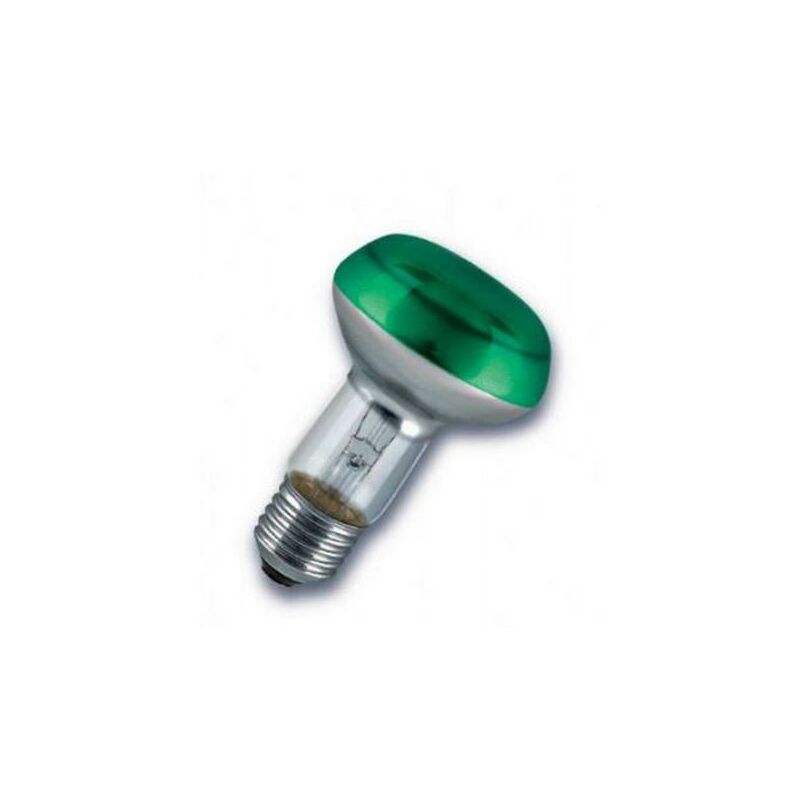Image of Osram Spa - osram lampadina concentra con riflettore belcolor R63 40W E27 verde