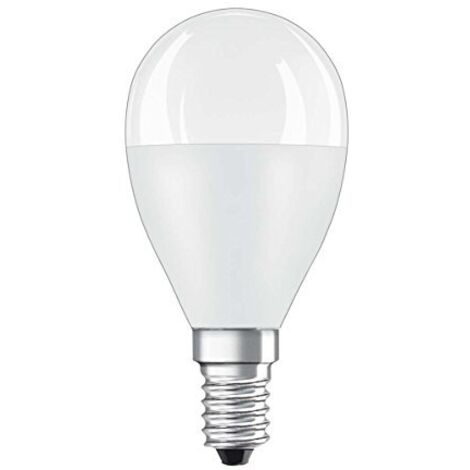 Osram Lampadina Led Sfera Smerigliata Classica 8W-60 e14 Luce Bianca Calda