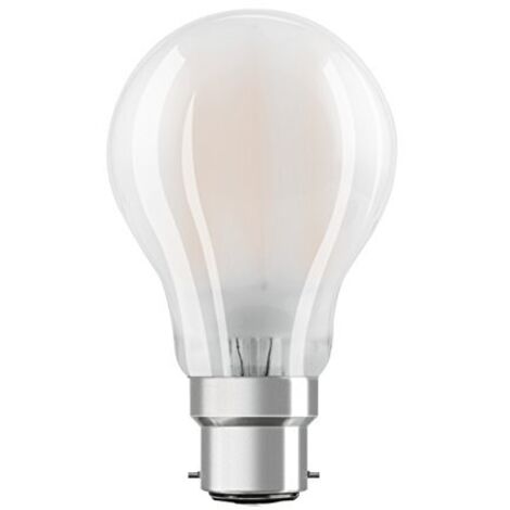 Osram Lampadine LED Goccia, 7W Equivalenti 60W, Attacco B22d, Luce Calda 2700K, Confezione da 3