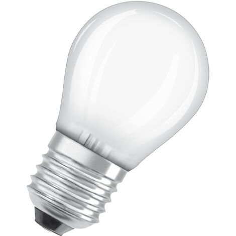 Osram Lampadine LED Sfera, 4W Equivalenti 40W, Attacco E27, Luce Calda 2700K, Confezione da 3