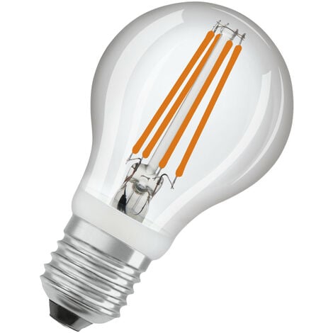 OSRAM Lampe LED Star+ avec détecteur de mouvement, E27-base, optique filamentaire ,Blanc chaud (2700K), 806 Lumen, Remplacement de la traditionnelle 60W-Ampoules 1-Pack