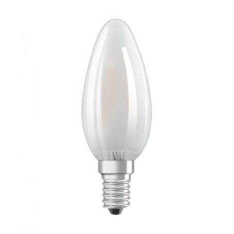 OSRAM Lampe LED Superstar à intensité variable avec un rendu des couleurs particulièrement élevé (CRI90), E14-base, verre dépoli ,Blanc froid (4000K), 470 Lumen,Remplacement de 40W-Ampoules 1-Pack