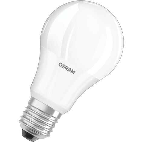 OSRAM LED Base Classic A, in Kolbenform mit E27-Sockel, Nicht Dimmbar, Ersetzt 60 Watt, Matt, Warmweiß - 2700 Kelvin, 4er-Pack