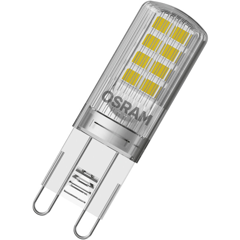 Osram - homelighting 4058075450073 led cee e (a - g) G9 forme de cône 2.6 w = 30 w blanc chaud (ø x l) 14 mm x 43 mm 3 pc(s) A675212 Osram - homelighting 4058075450073 led cee e (a - g) G9 forme de cône 2.6 w = 30 w blanc chaud (ø x l) 14 mm x 43 mm 3 pc(s) A675212
