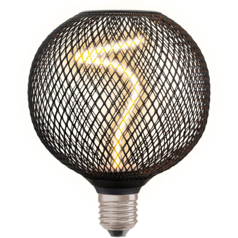 Osram LED Dekoleuchtmittel E27 Globe schwarz 3,5W dimmbar warmweiß LED-Leuchtmittel
