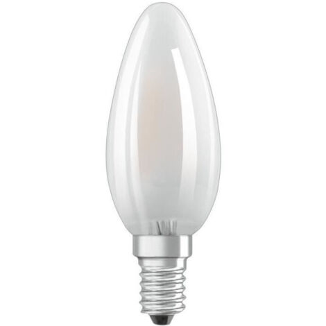 OSRAM - Led flamme verre dépoli 4w e14 470lm 4000K froid bte 1