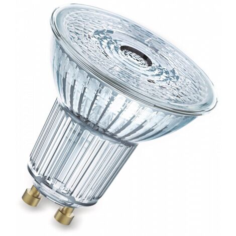 OSRAM LED-Lampada con riflettore - GU10 - bianco caldo - 2700 K - 4,30 W - 50W equivalenti - LED BASE PAR16 - Confezione da 5