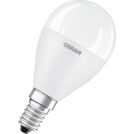 OSRAM LED-Lampe, E14, 7 W, 806 lm, 2700 K, P46 Matt, Ø 47 mm