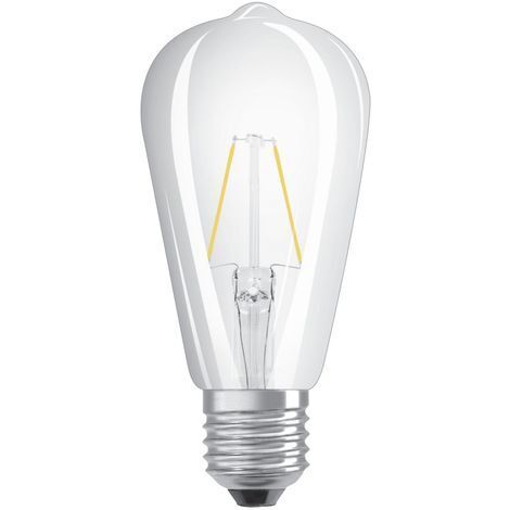 OSRAM LED-Lampe, E27, 2,5 W, 250 lm, 2700 K, Retro Fit
