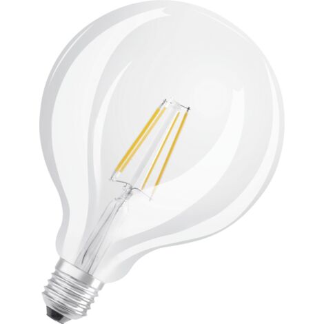 OSRAM LED-Lampe RETROFIT, E27, EEK: E 4 W, 470 lm, 2700 K, G124