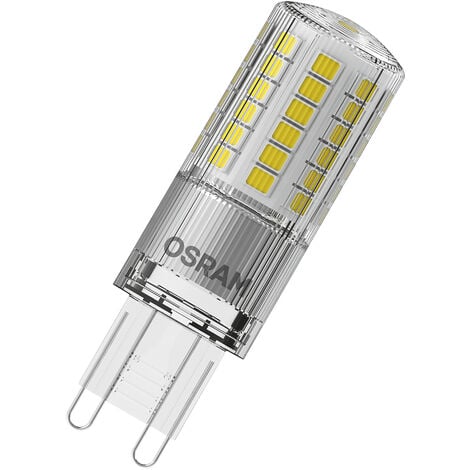 OSRAM LED PIN G9 / Lampada LED: G9, 4,80 W, 48W equivalenti, chiara, bianco caldo, 2700 K