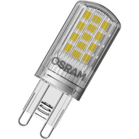 OSRAM LED Pin Lampe mit G9 Sockel, Warmweiss (2700K), 4.2W, Ersatz für herkömmliche 40W-Lampe