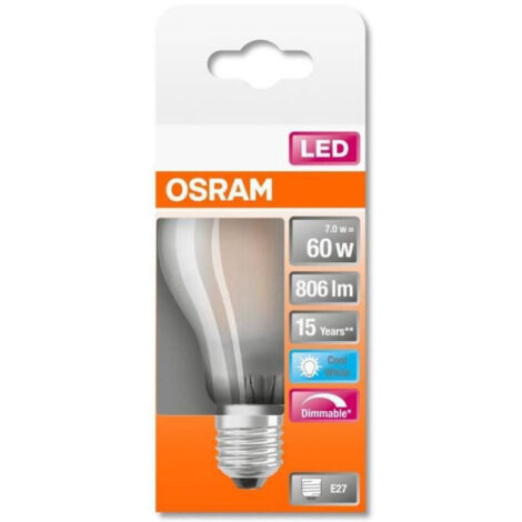 OSRAM - Led std verre dépoli variable 7w e27 806lm 4000K frd bte 1