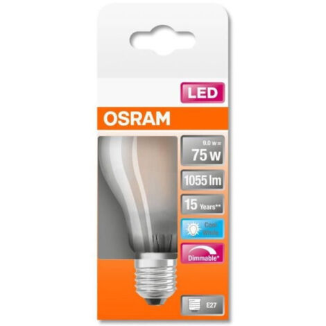 OSRAM - Led std verre dépoli variable 9w e27 1055lm 4000K frd bte 1
