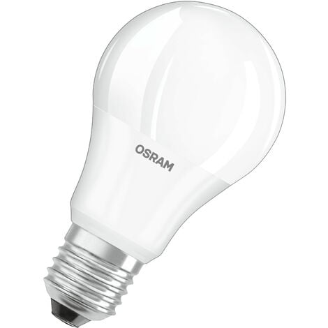 OSRAM STAR+ LED Lampe mit Warmweiss(2700K), klassische Ersatz E27 Birnenform, DAYLIGHT CLASSIC matt, für mit LED Sockel, 75W-Glühbirne, 10W, A Dämmerungssensor, SENSOR
