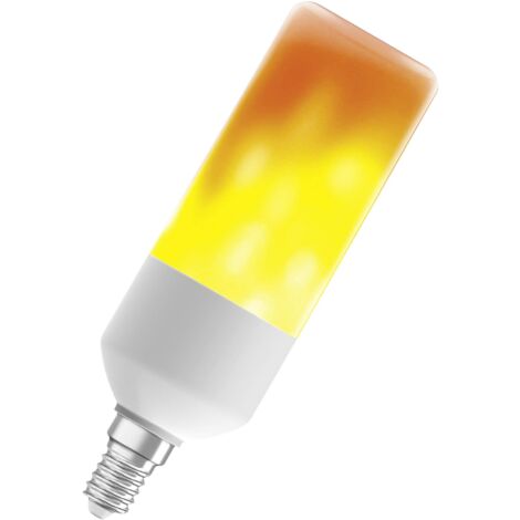 OSRAM Ledstick Flame Star Stick Lampadina a LED, Classica, Bianco,, Bianco, Taglia Unica, '0.5W