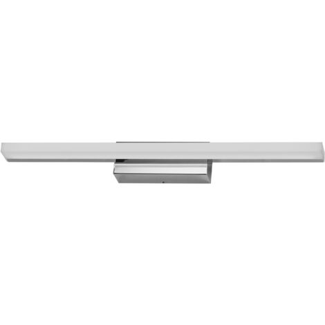 OSRAM Luminaire Orbis Mirror en chrome, 60 cm, boîtier en aluminium, 10 W, 950 lm, indice de protection IP44, température de couleur réglable via Click CCT (4000 K et 3000 K), gradation continue via c