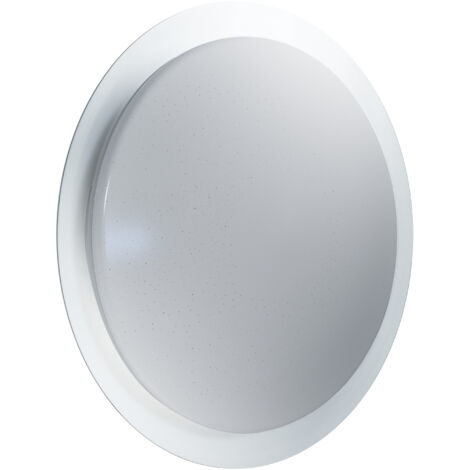 OSRAM Orbis Sparkle LED plafonnier avec effet brillant, applique 460mm, luminaire blanc en aluminium, protection IP20, pour éclairage intérieur