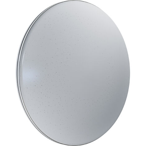 OSRAM Orbis Sparkle plafonnier LED avec effet scintillant, applique avec Click-CCT en blanc en aluminium, luminaire apparent, Protection IP20 pour l'intérieur