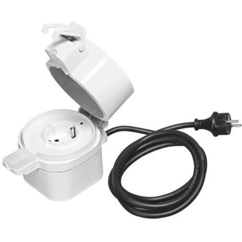 Prise extérieure OSRAM Smart+, prise commutable ZigBee, pour contrôler les lumières de votre maison intelligente, directement compatible avec Echo