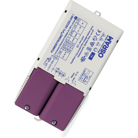 OSRAM PTI 35/220-240 I UNV1 Alimentatore Elettronico Dim, 43 W, Plastica, Bianco