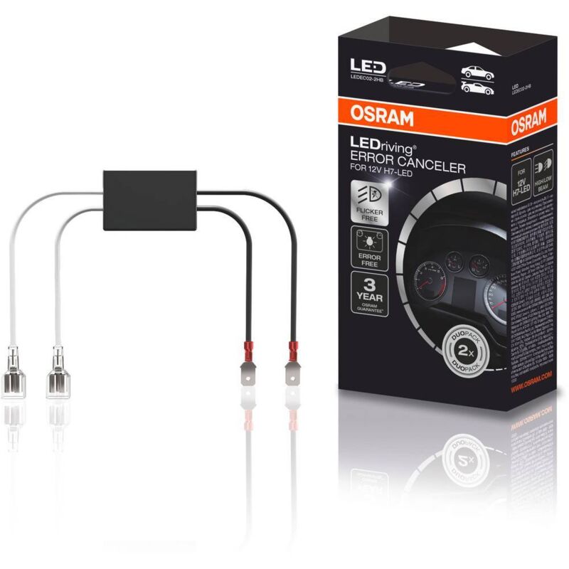 Osram - Résistance de charge CanBus LEDEC02-2HB Type de construction (ampoule de voiture) Canbus Lastwiderstand