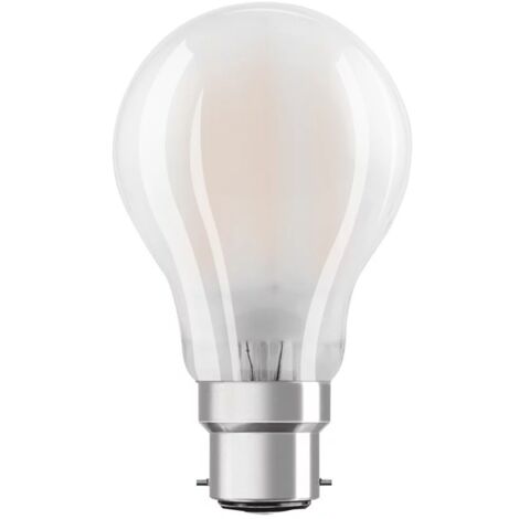 Osram Retrofit Classic LED B22d Pera Mate 4W 470lm - 827 Luz muy Cálida  Regulable -  Reemplazo 40W