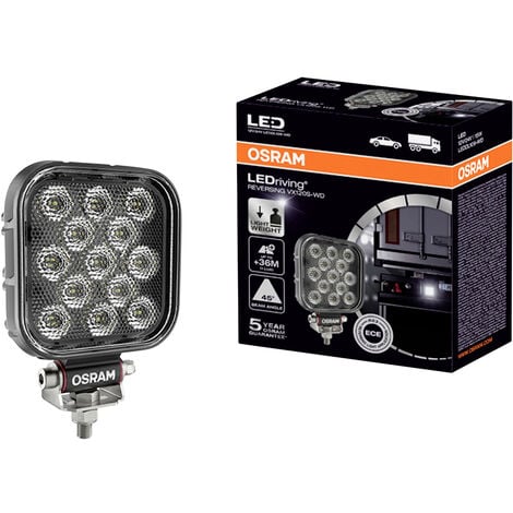 OSRAM Rückfahrscheinwerfer 12 V, 24 V LEDriving Reversing VX 120S-WD, quadratischer LED Rückfahrsche