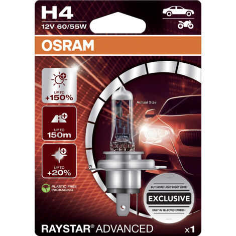 Osram Scheinwerferlampe H4 Raystar Advanced 2.0