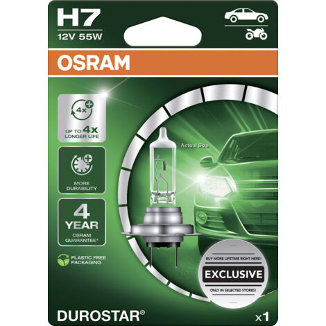 Osram Scheinwerferlampe H7 Durostar 2.0 Scheinwerferlampe