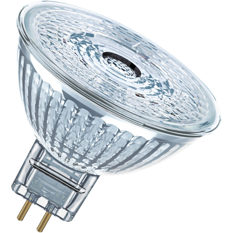 Lampe à réflecteur Superstar, GU5.3-base, verre clair ,Blanc chaud (2700K), 230 Lumen, Remplacement de la traditionnelle 20W-Ampoules 1-Pack - Osram