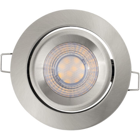 OSRAM spots encastrables gradables en continu par interrupteur mural, en aluminium, avec module LED et driver intégrés, protection IP20, pour applications intérieures comme plafonds suspendus