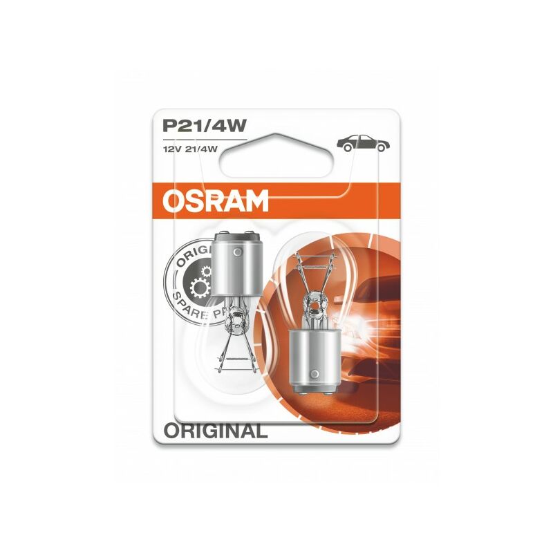 OSRAM Standard Bulbs - P21/4W 12V 21/4W (566) BAZ15d - 7225-02B