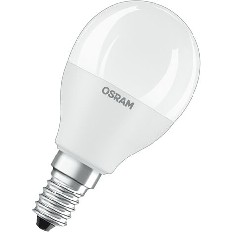 OSRAM STAR+ RGBW LED Lampe mit E14 Sockel, RGB-Farben per Fernbedienung änderbar, 5.5W, Tropfenform, Ersatz für 40W-Glühbirne, matt, LED Retrofit RGBW lamps with remote control, Einzelpack