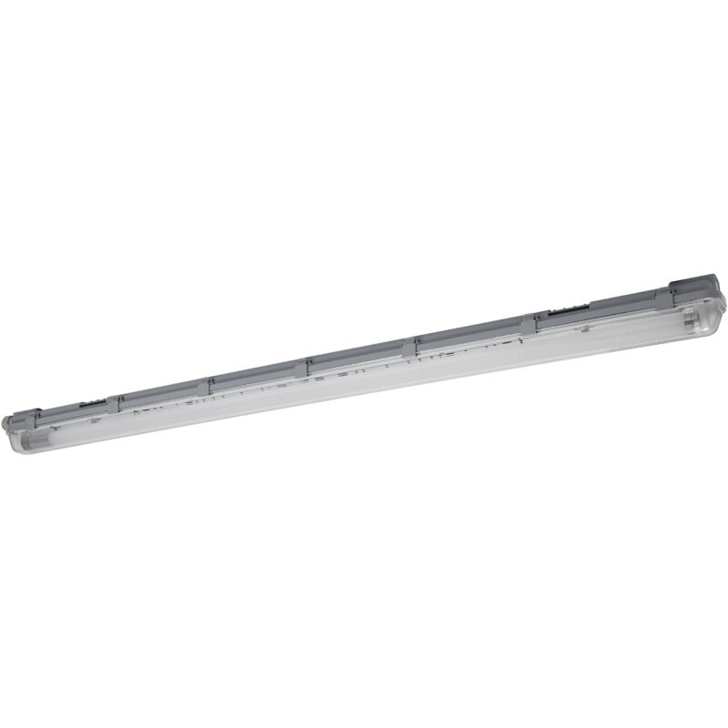 Submarine luminaire étanche avec détecteur de mouvement intégré 120cm 16W, éclairage led gris, protection IP65, pour entrepôts et garages - Osram