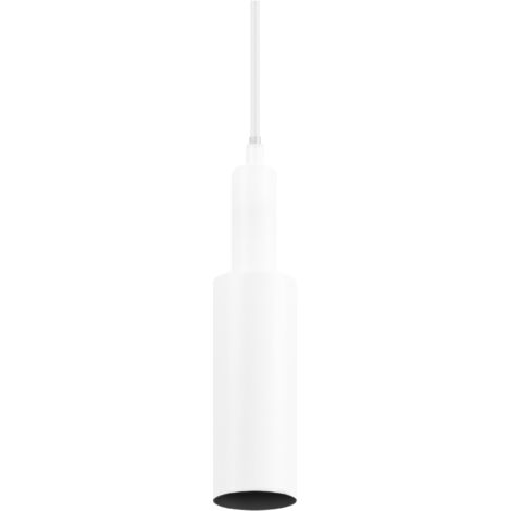 OSRAM Suspension cylindrique sur rail avec culot GU10 en acier blanc, protection IP20, pour cuisine et salon