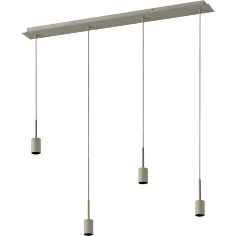 OSRAM Suspension  Decor Needle Linear 4xE27, beige, acier, compatible avec ampoule décorative, IP20
