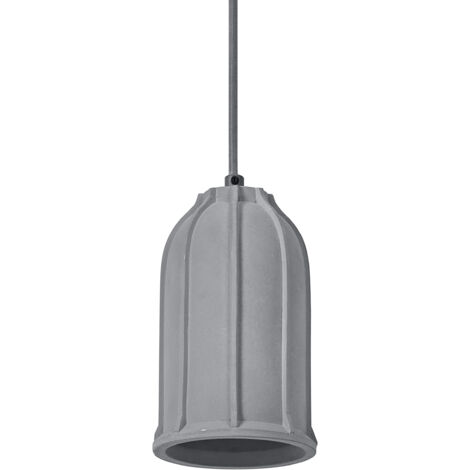OSRAM Suspension en béton DECOR Concrete Sim pour un éclairage d’intérieur moderne, 115 mm, gris foncé, boîtier en métal et béton, choix flexible du corps lumineux grâce au culot E27