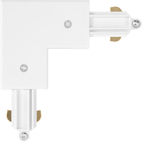 OSRAM TRACKLIGHT connecteur d'angle à 90° en option, blanc, pour connecter deux rails d'alimentation dans les angles, design moderne de type loft, pour la mise en œuvre de différentes dispositions