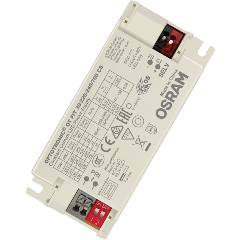 Transformateur led ot fit 30/220-240/700 cs - Osram