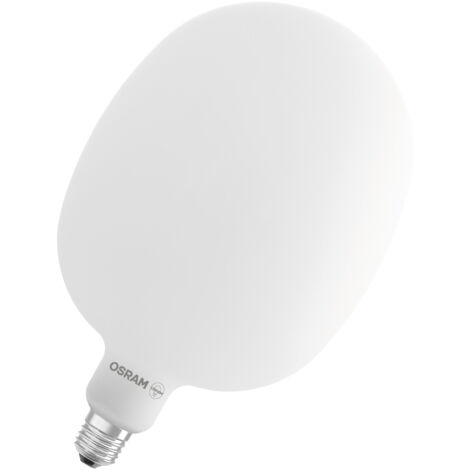 OSRAM Vintage 1906 Ballon ist eine dimmbare LED-Lampe mit Filament in Ballonform. Sie bietet 7.3 W für 806 lm, E27 Fassung, Frosted Glas, 170 mm Durchmesser, Farbwiedergabe CRI 80, 2700 K, EEK E.