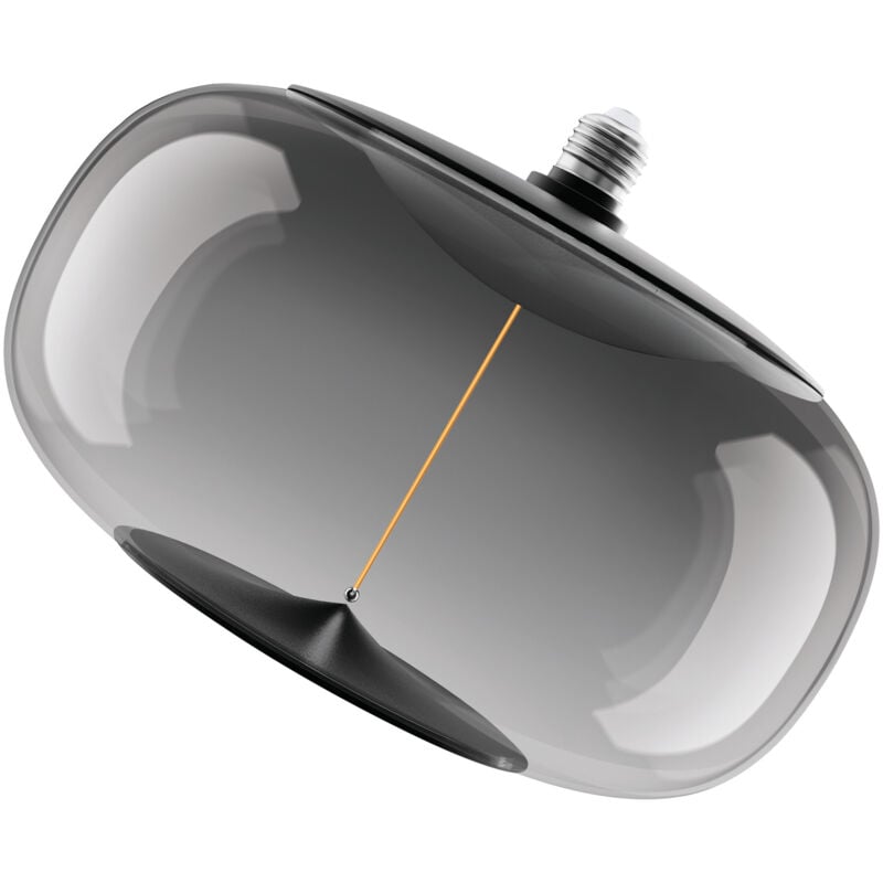 Vintage 1906 Big Elipse est une à intensité variaben plastique avec un filament en forme d'ellipse. Il offre 12 w pour 350 lm,E27, design fumé,