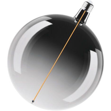 OSRAM Vintage 1906 Big Globe ist eine dimmbare, dekorative Lampe mit LED-Glüwendel-Magnet-Technologie. Sie bietet 4.8 W für 100 lm, E27 Fassung, Smoke Glas, 200 mm Durchmesser, Farbwiedergabe CRI 80.