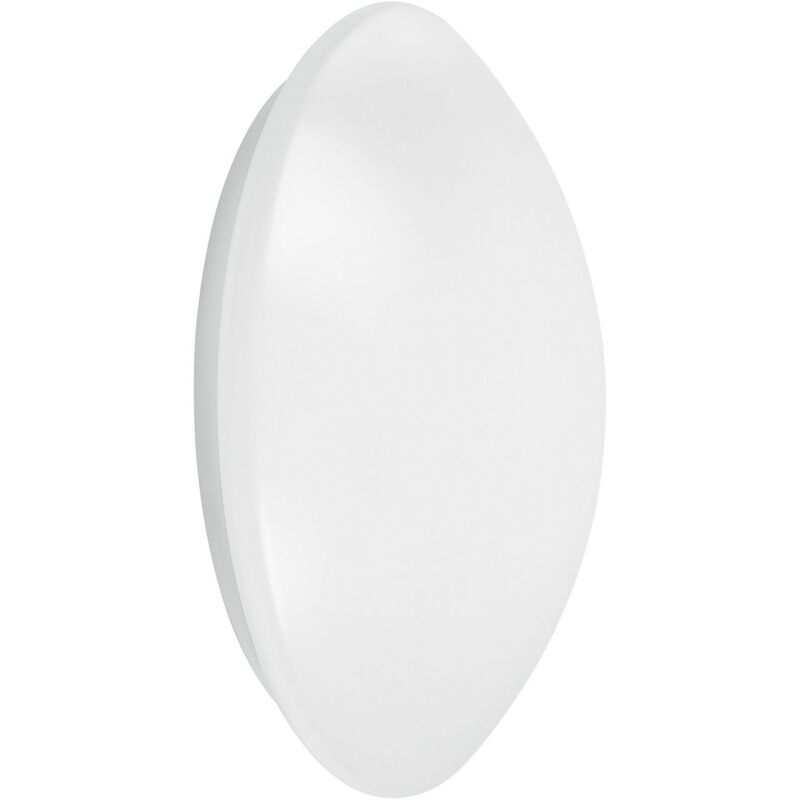 SURFACE CIRCULAR LED Wand- und Deckenleuchte Warmweiß Ø 40 cm Stahl Weiß, 080058 - Ledvance